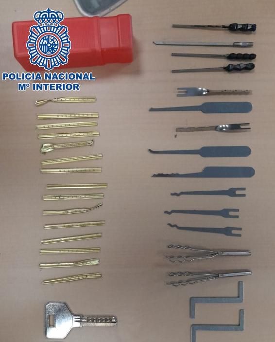 Herramientas intervenidas en la operación.