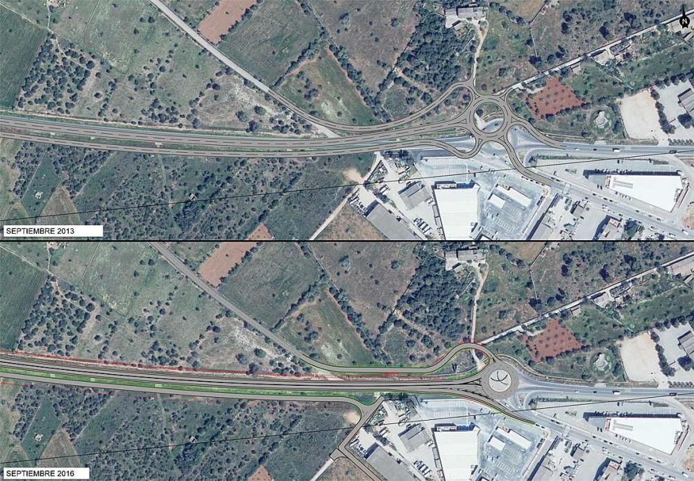 El nuevo proyecto de desdoblamiento ocupa 190.000 metros menos de terreno