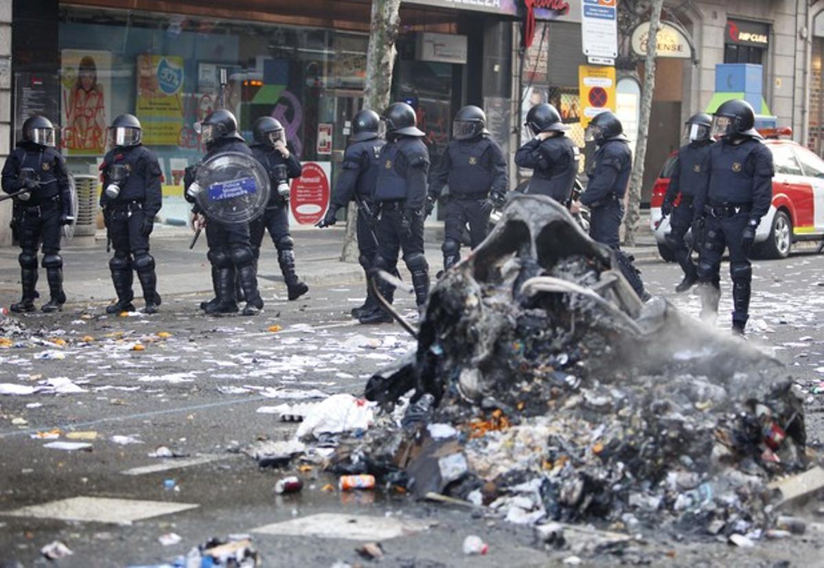 Los incidentes del 29-M, vistos por Josep Garcia.