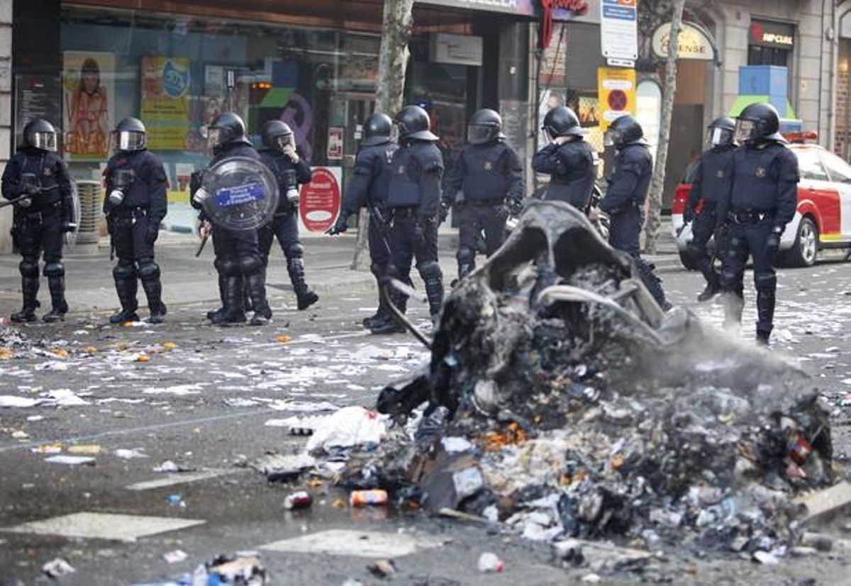 Els incidents del 29-M, vistos per Josep Garcia.