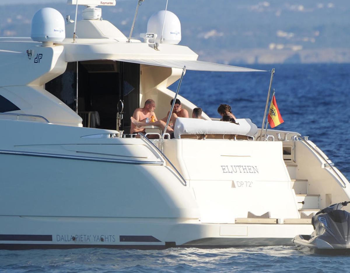 Zinedine Zidane, vacaciones en familia en Ibiza
