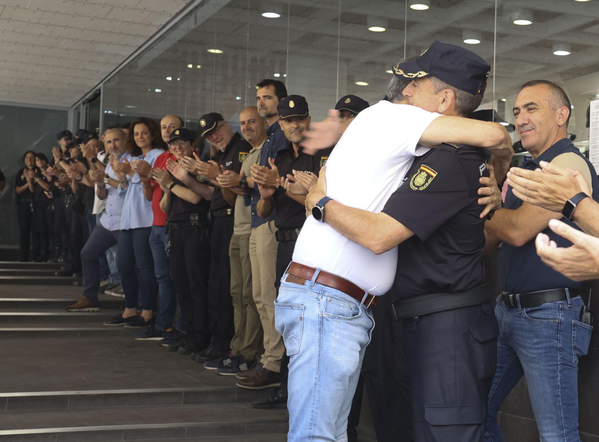 José del Castillo cuelga el uniforme de policía tras 44 años de servicio