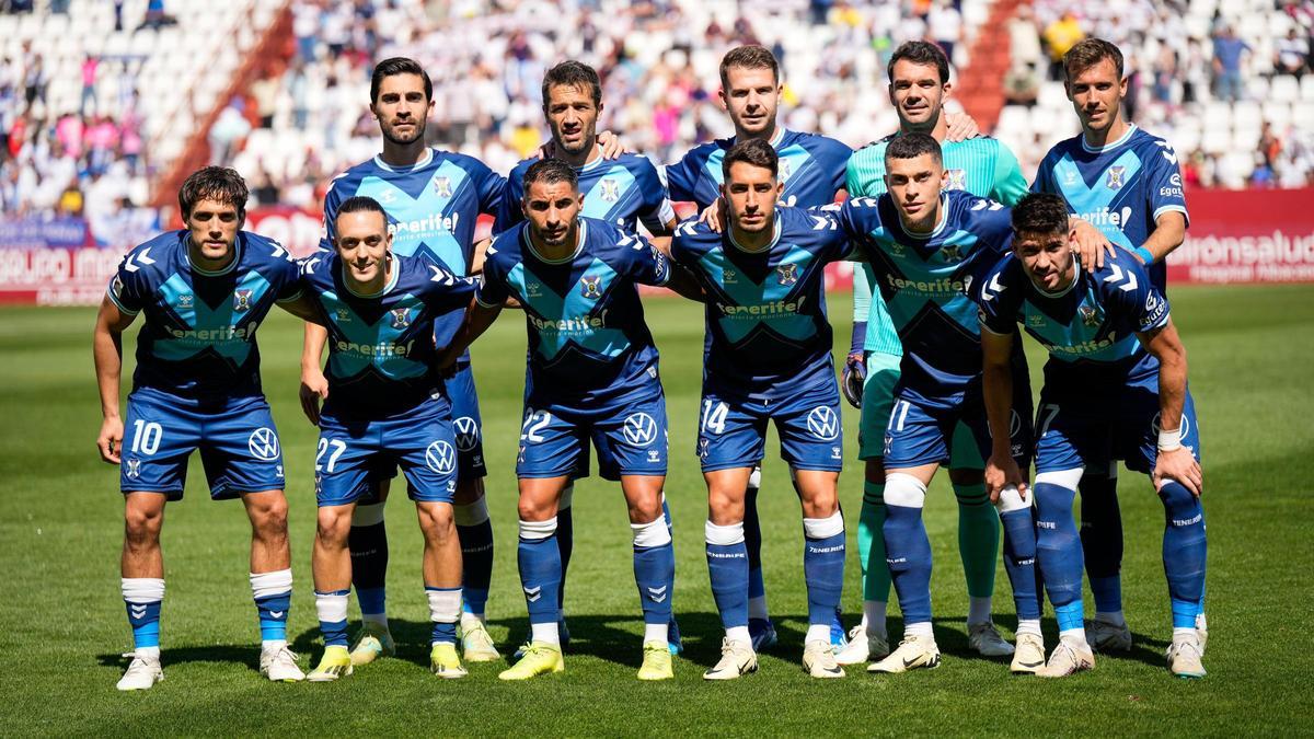 Alineación del Tenerife en Albacete.