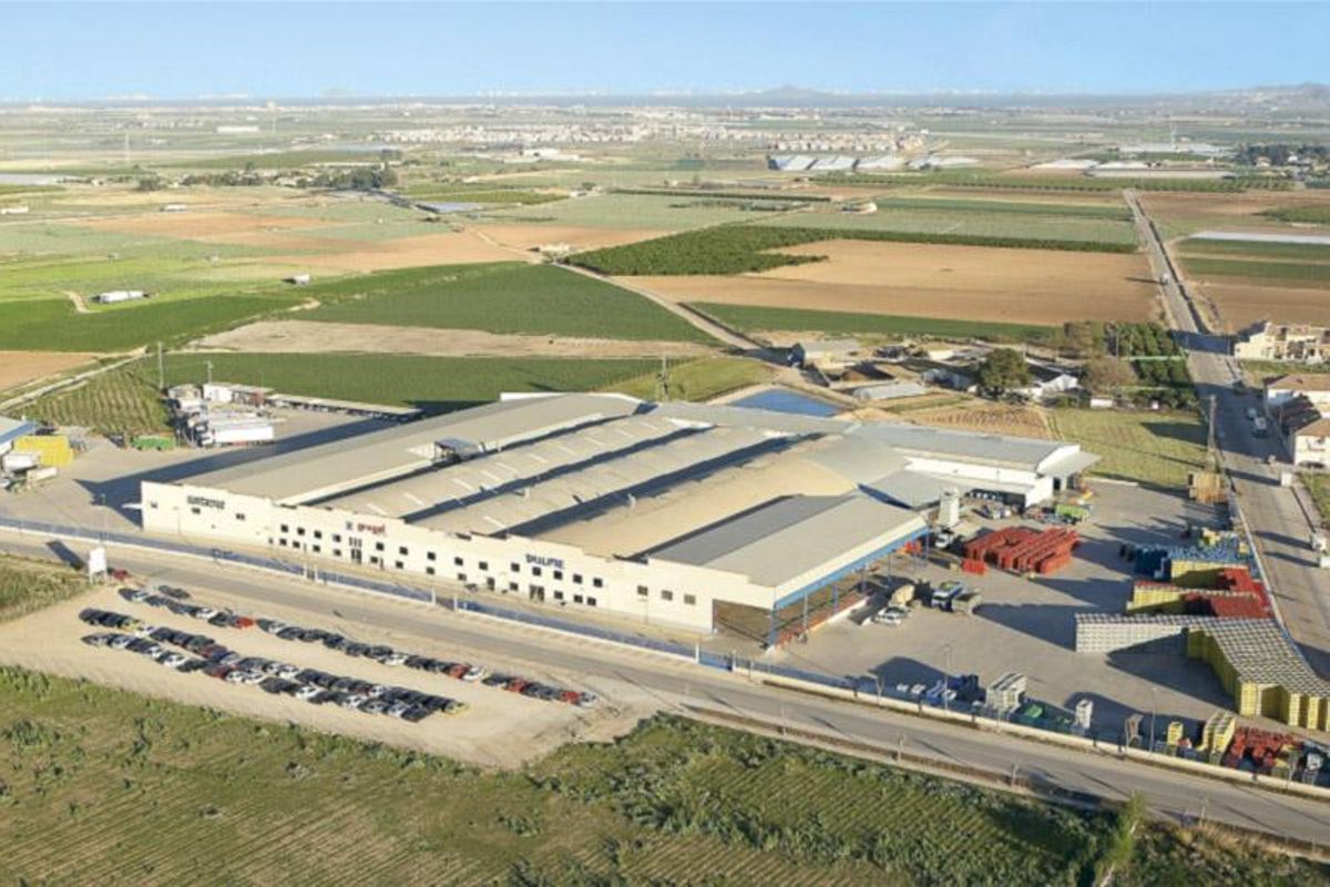 Vista aérea de las instalaciones de Gregal