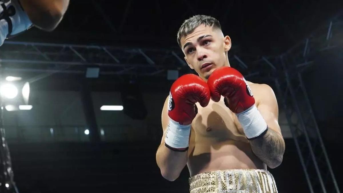 Rafa Lozano Jr., durante un combate.