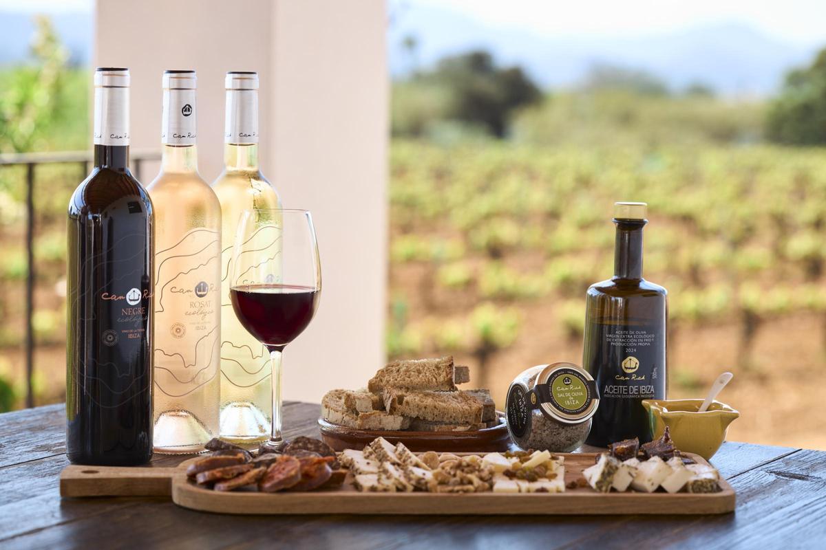 La cata de vinos Can Rich permite conocer el resultado de todo el trabajo tras el cultivo y la elaboración.