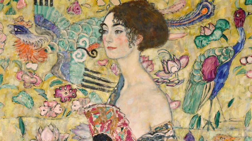 La ‘Dama con abanico’ de Klimt se convierte en la obra más cara subastada en Europa