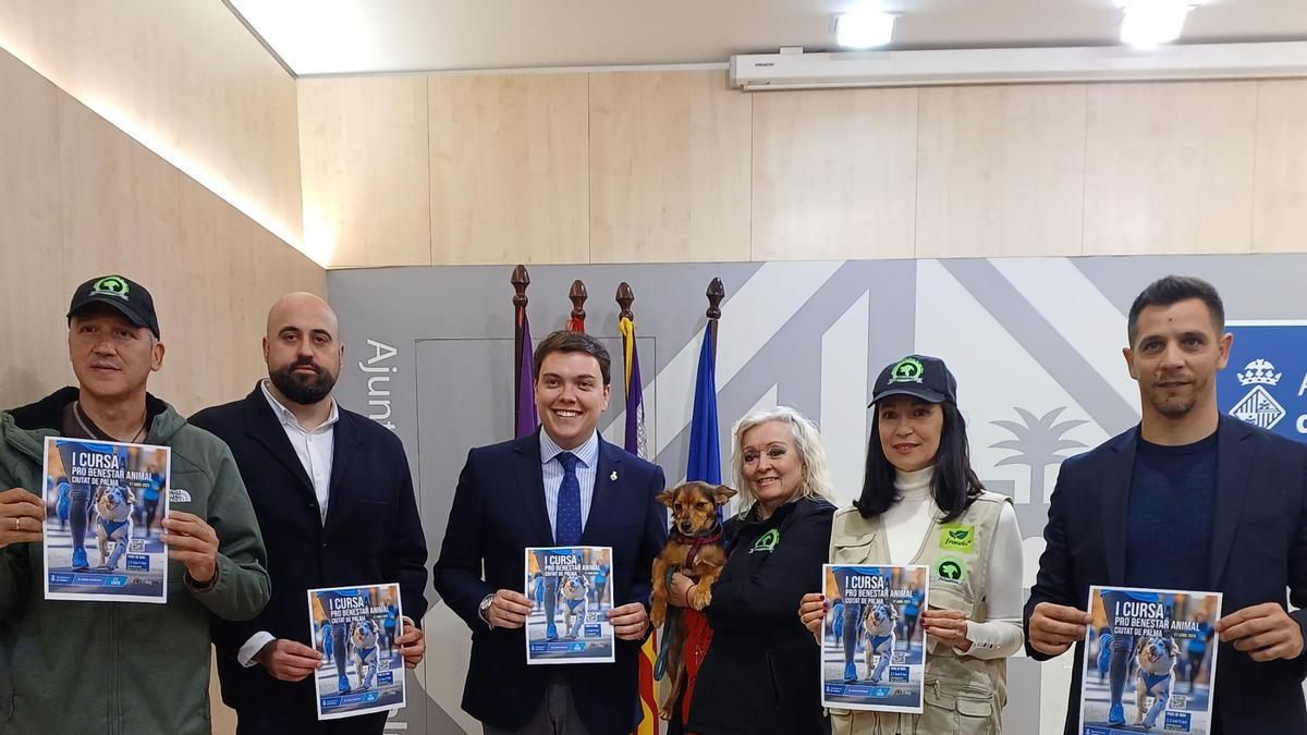 La carrera popular fue presentada ayer en el Ayuntamiento de Palma
