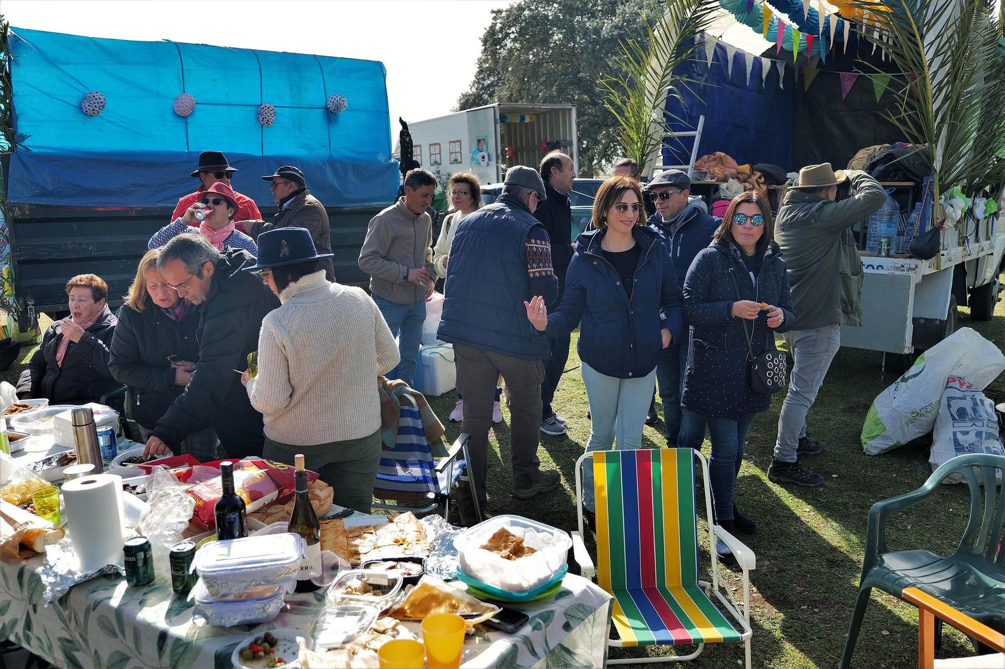Pozoblanco vive la traida de la Virgen de Luna