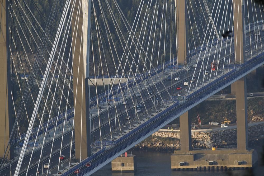 El puente de Rande, ayer // Ricardo Grobas