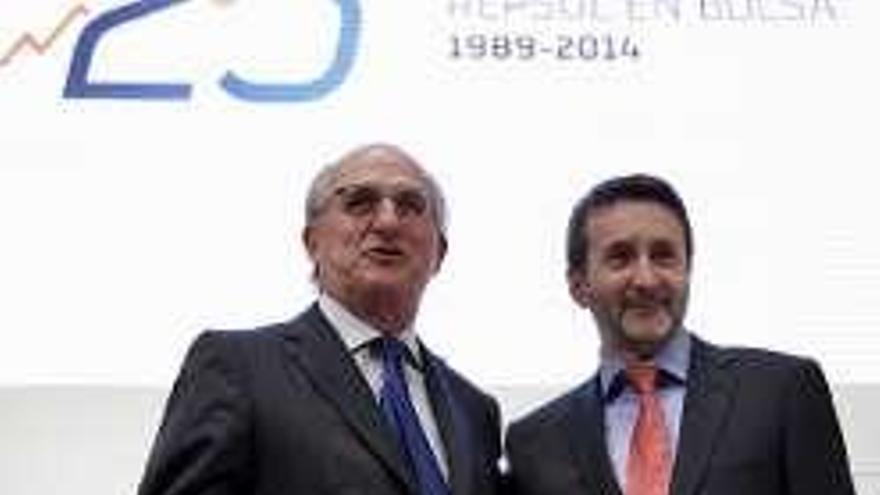 Brufau e Imaz. // Reuters