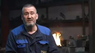 El herrero Santiago Martínez Otero, ‘Chago’, premiado por los arquitectos de Galicia