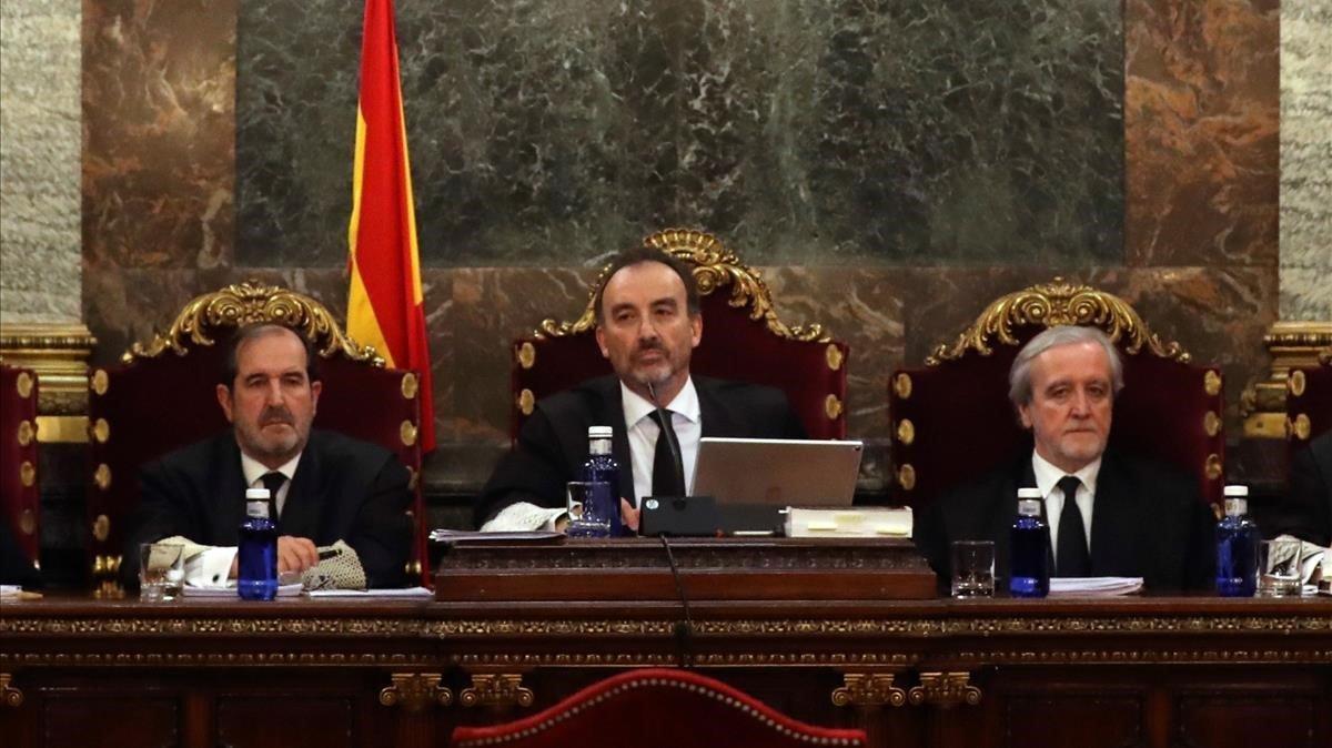 El magistrado Manuel Marchena preside el tribunal 