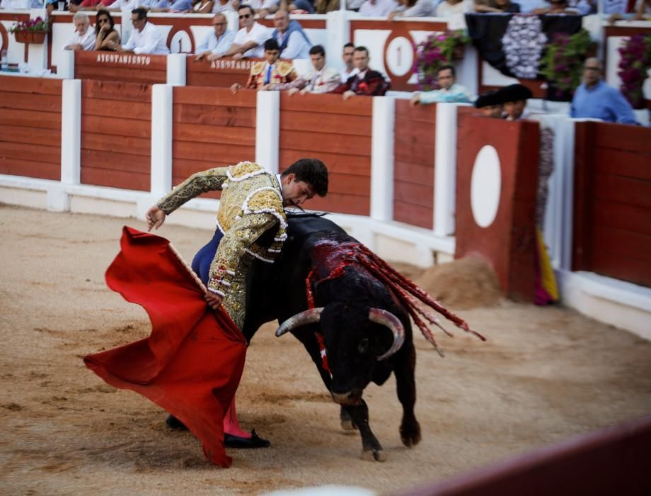 Novillada en El Bibio en la Feria de Begoña 2018.