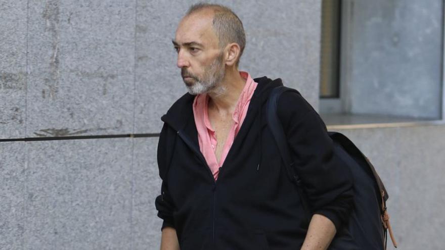 Natalio Grueso a la entrada de la Audiencia Provincial, en julio de 2019.