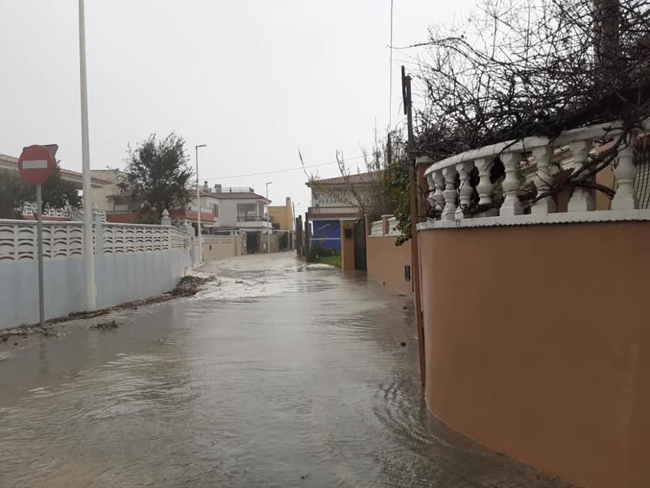 Efectos del temporal en la Safor