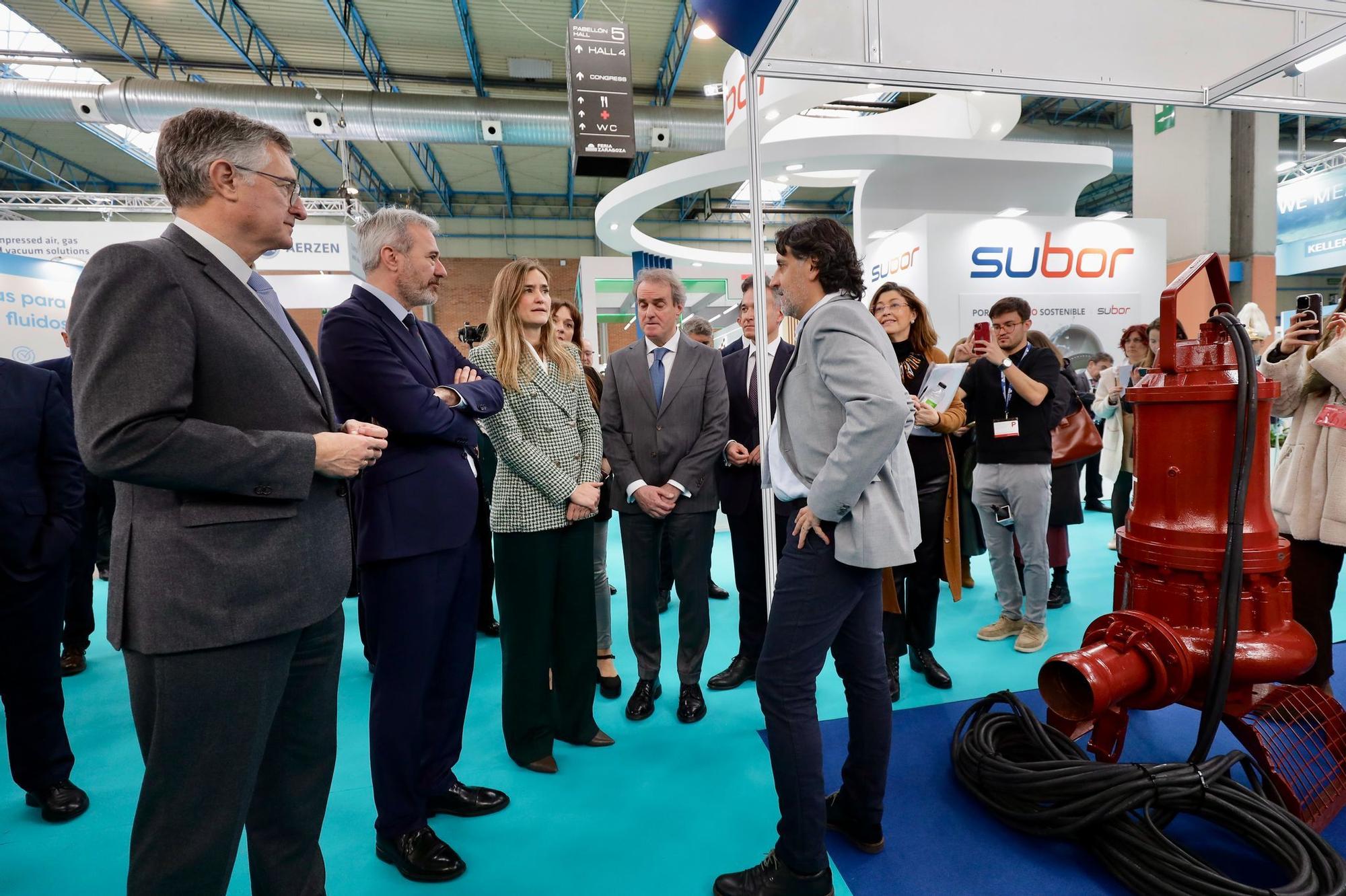 En imágenes | Smagua abre sus puertas en la Feria de Zaragoza con la visita de la ministra Aagesen