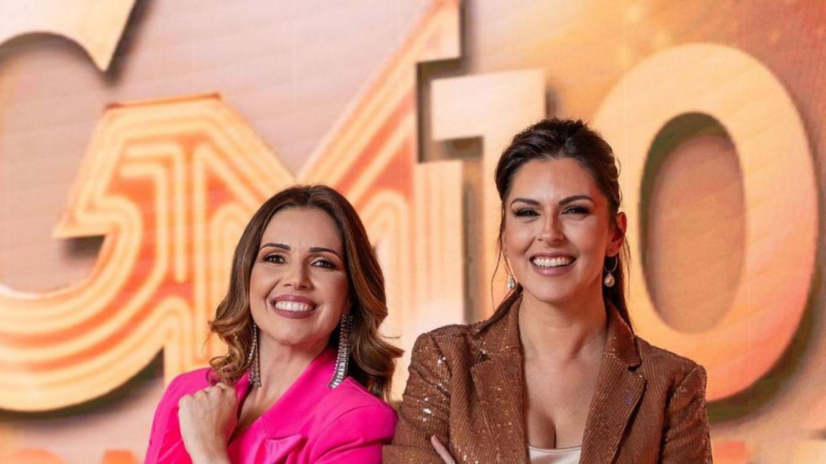 Las presentadoras Lucía Rodríguez y Eloísa González. | | LP/DLP