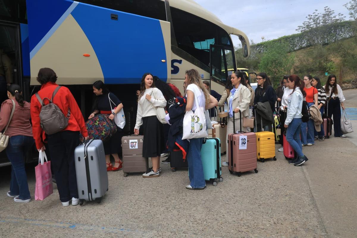 Las candidatas a Bellea del Foc 2026 se marchan de Toledo
