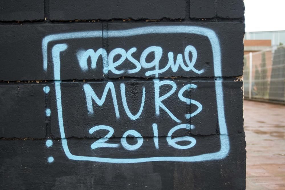 "MésQueMurs". Grafittis en fachadas de Sagunt y Po