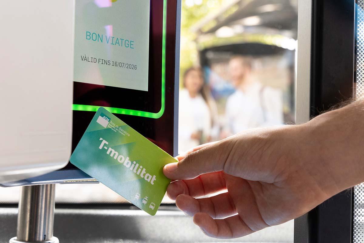 T-mobilitat, la targeta de transporte en Catalunya.