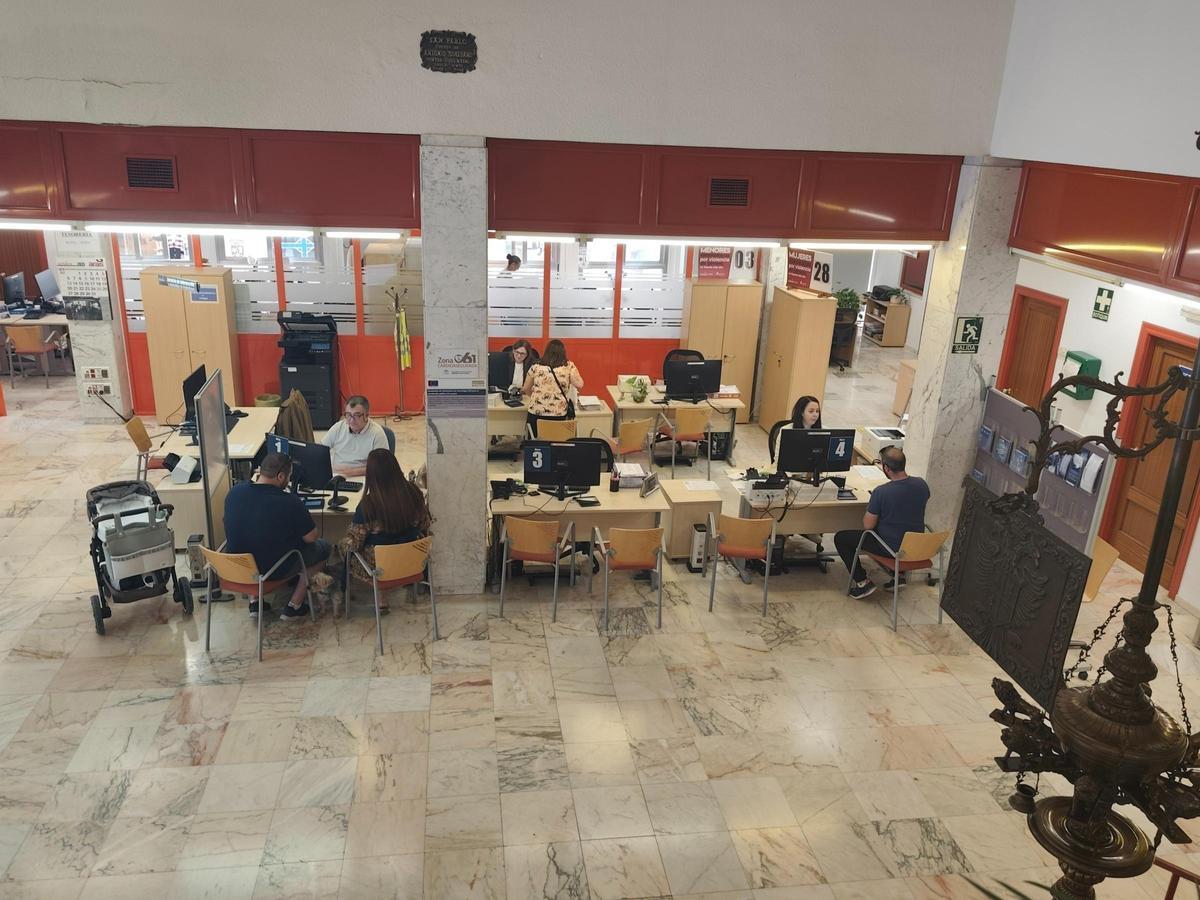 Oficinas del ayuntamiento de Lucena.