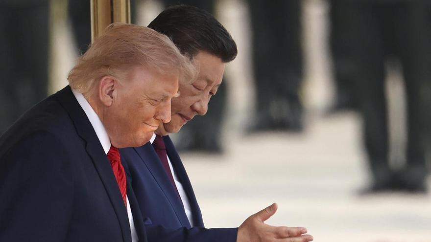 Donald Trump dice que comparte con Xi Jinping una visión 