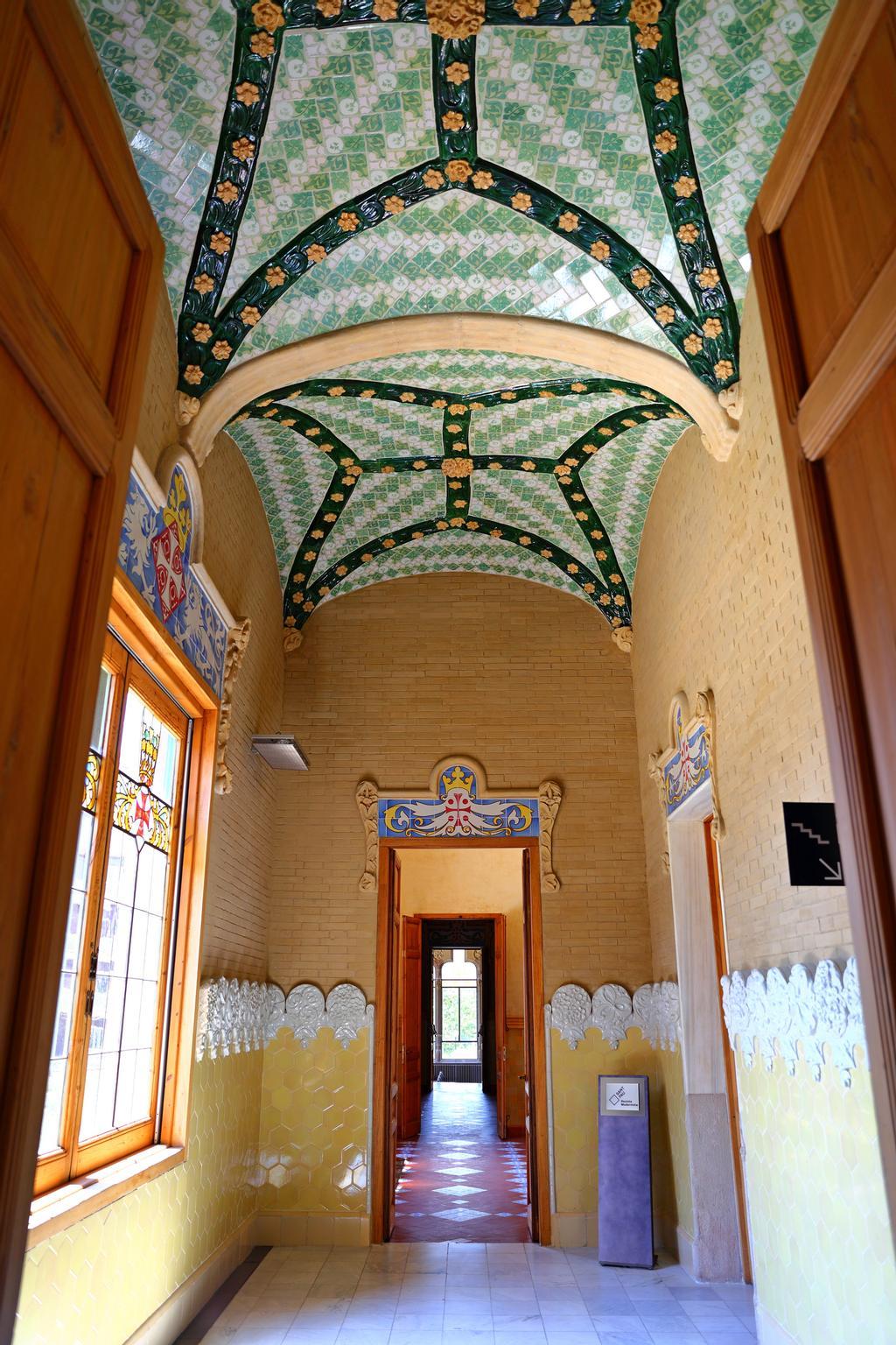 El interior del hospital de la Santa Creu i Sant Pau