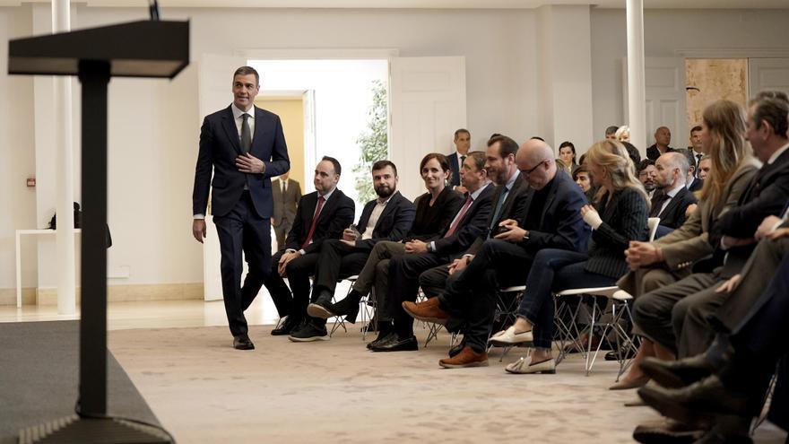 Pedro Sánchez comparece en Moncloa tras el anuncio de aranceles de Donald Trump