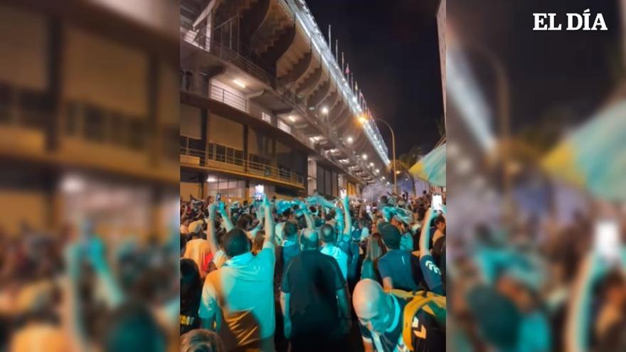 Así reciben los aficionados del CD Tenerife a los jugadores