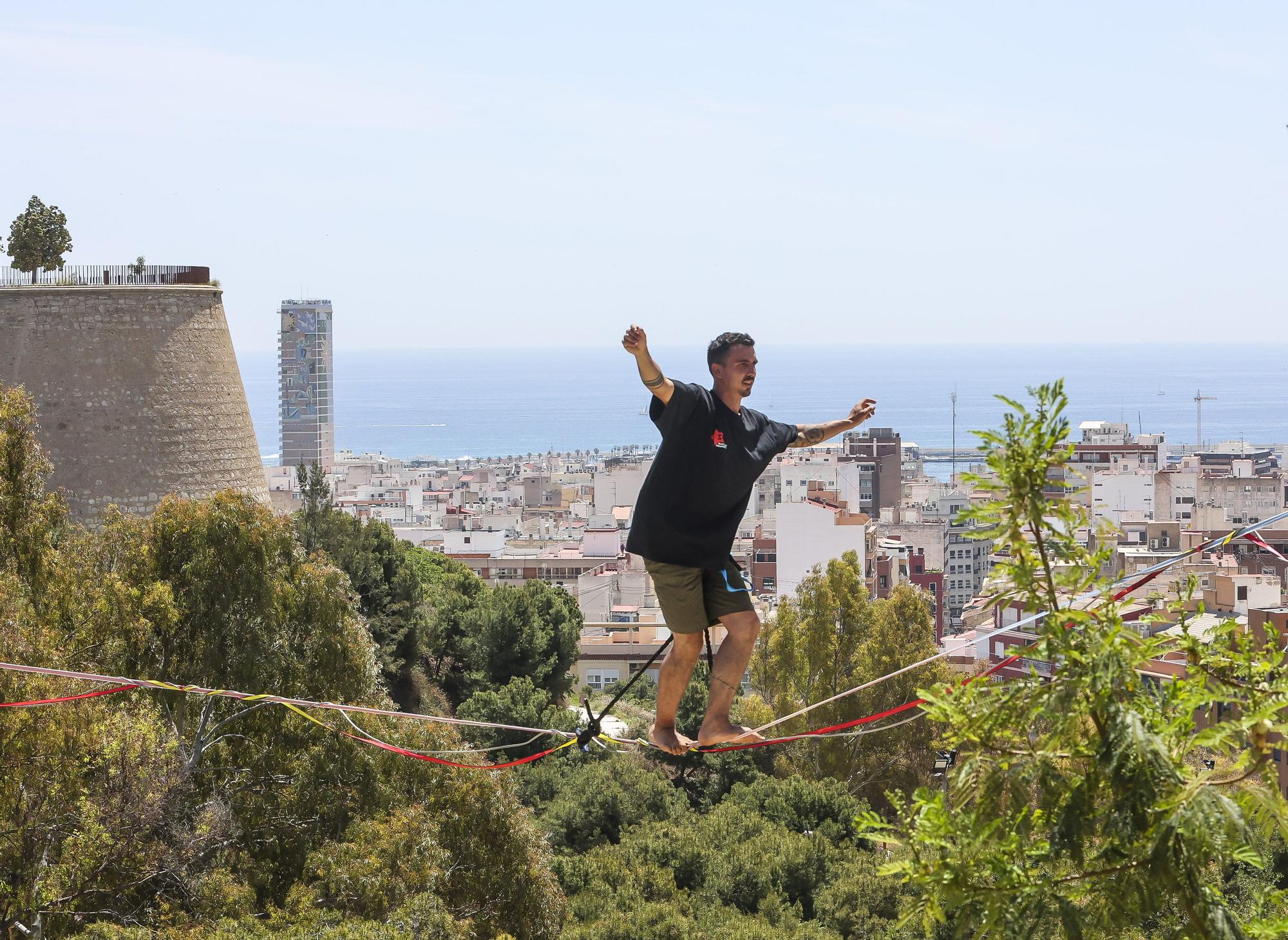 Highline en el Monte Tossal