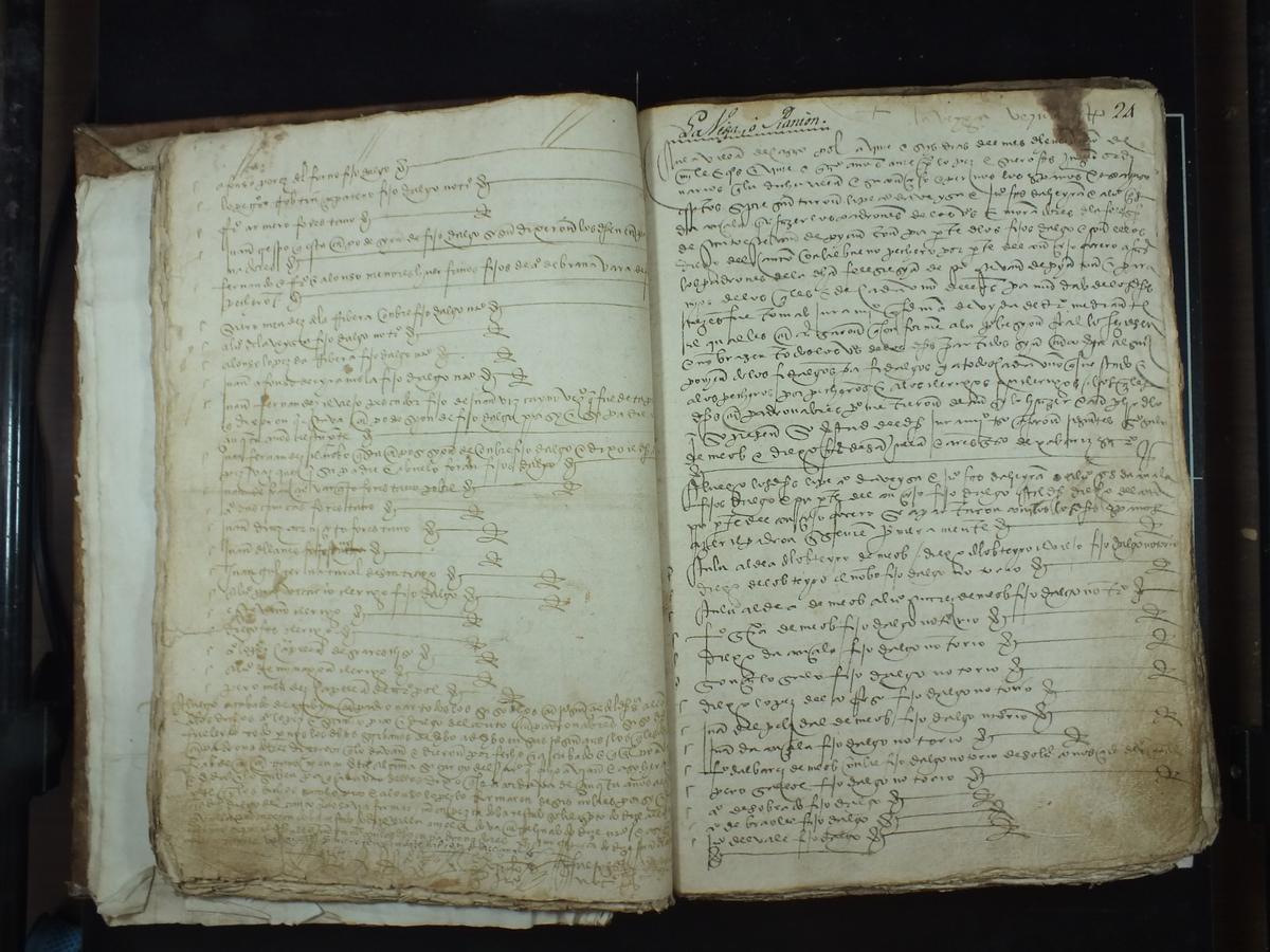 Padrón de 1524, el primero donde sale mencionada La Vega.