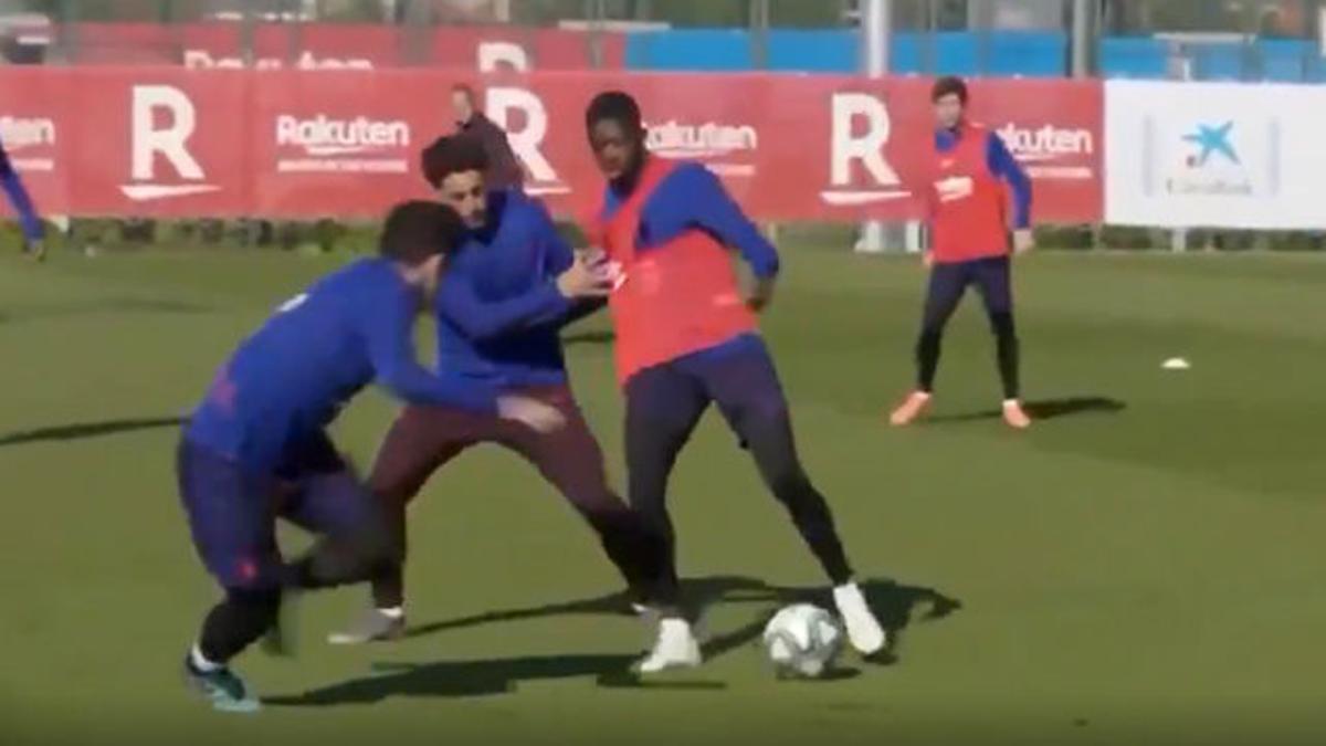 Dembélé ya aprende de Messi: la jugada perfecta que todos los culés querrían ver en el Camp Nou