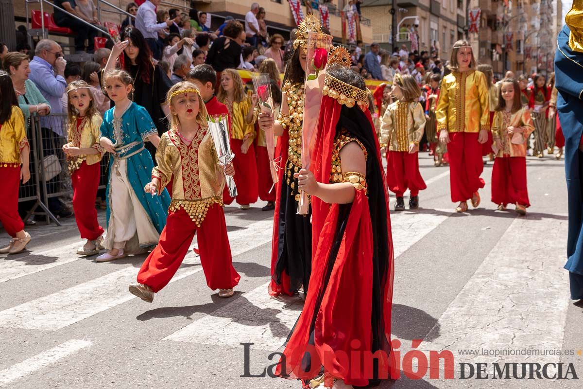 Desfile infantil del Bando Moro en las Fiestas de Caravaca