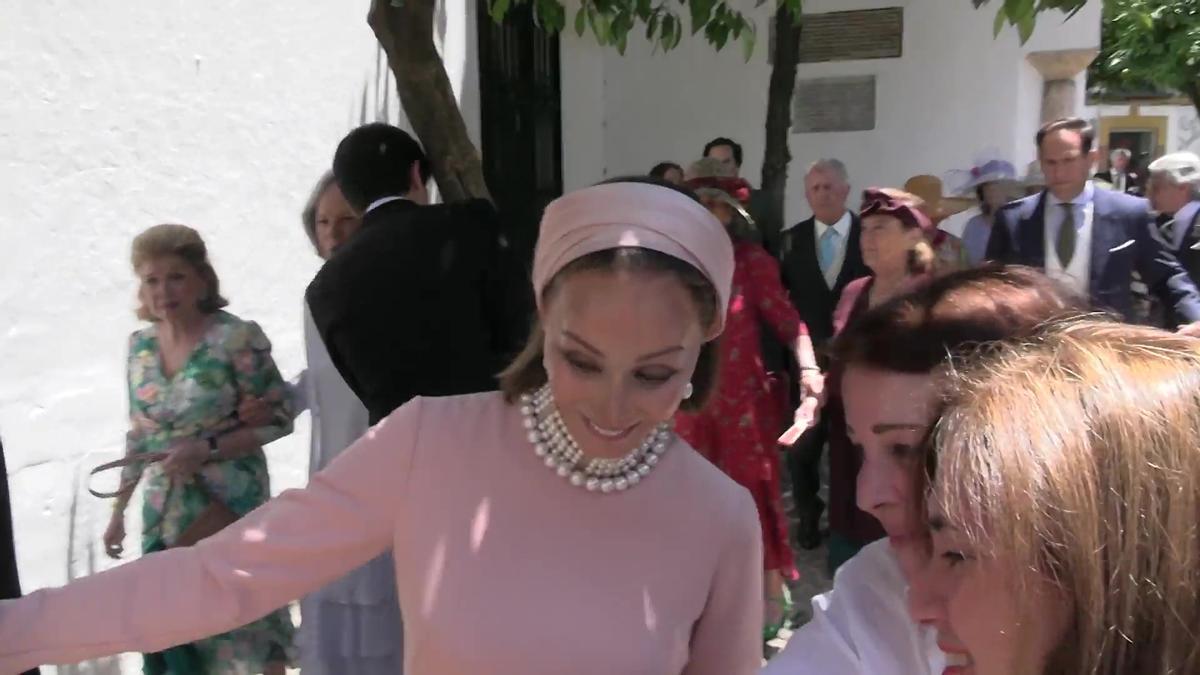 Isabel Preysler, en Sevilla.