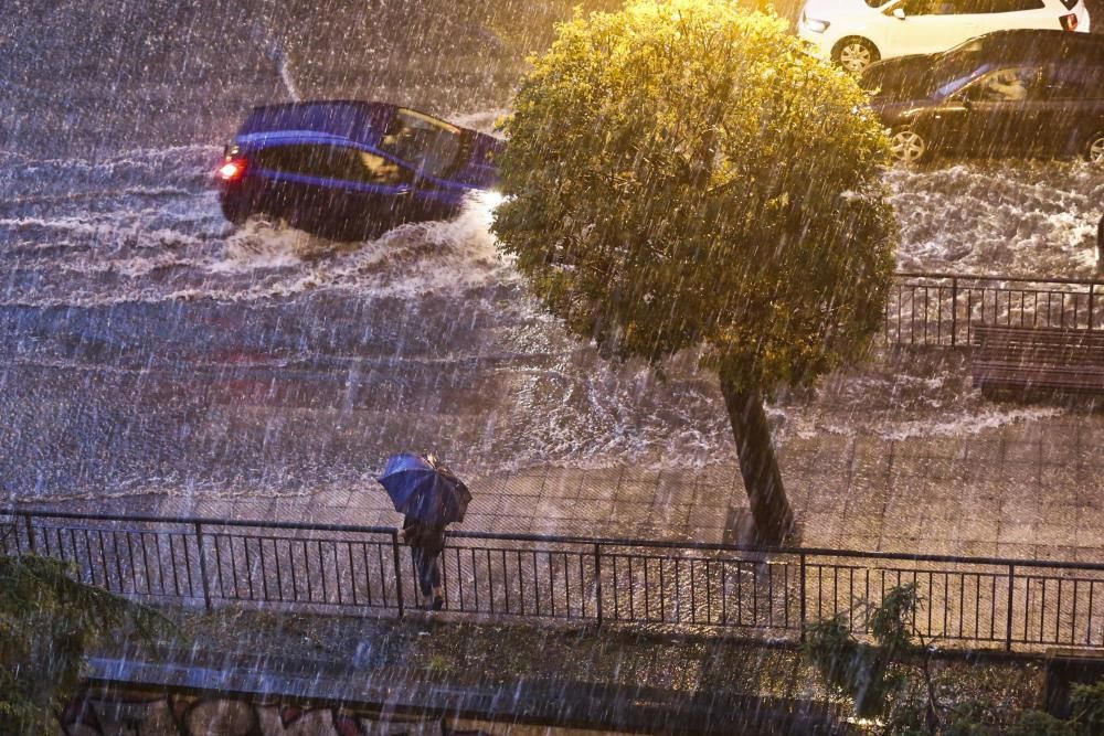 Granizada en Oviedo