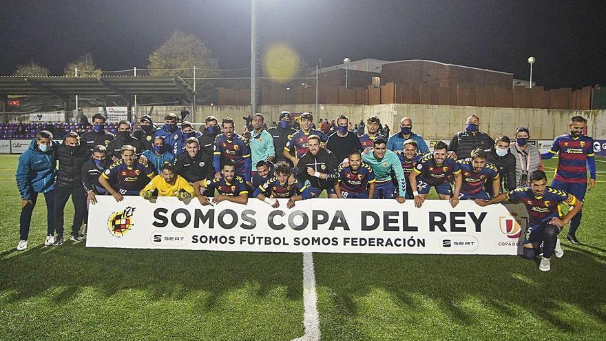 El Llagostera va celebrar ahir al Municipal la classificació per a la Copa del Rei 20/21.