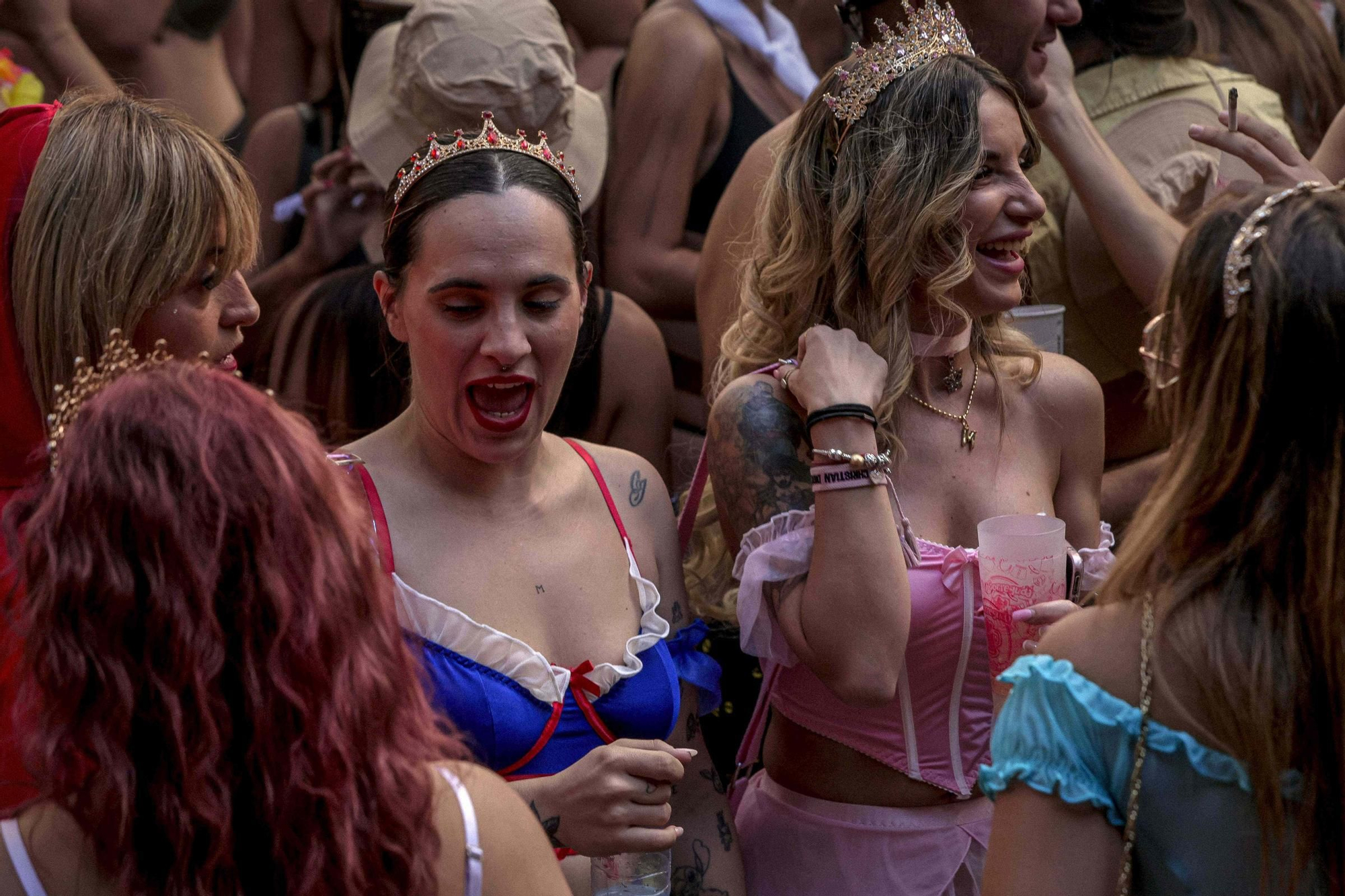 Así ha vivido Bunyola la 'Correguda en roba interior'