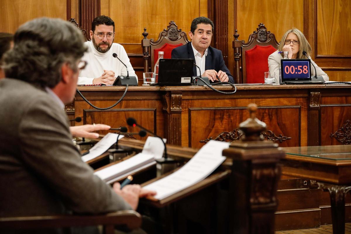 Imágenes del pleno de presupuestos de Alcoy Imágenes del pleno de presupuestos de Alcoy