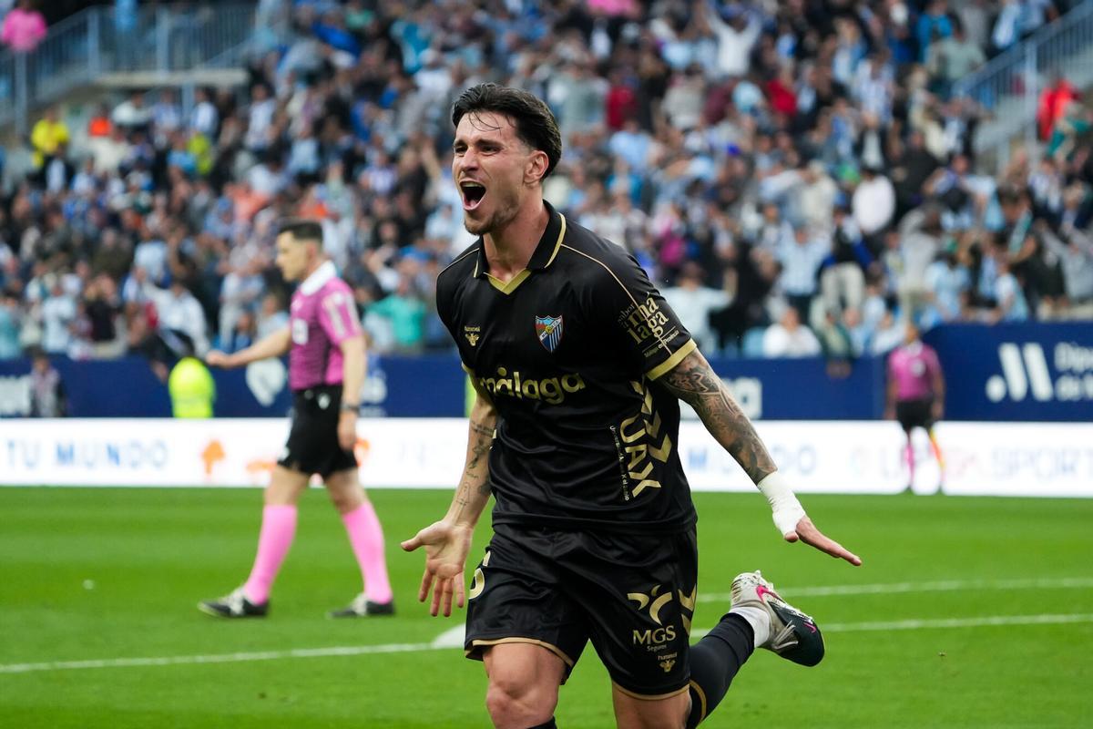 El Málaga CF - UD Las Palmas, en imágenes