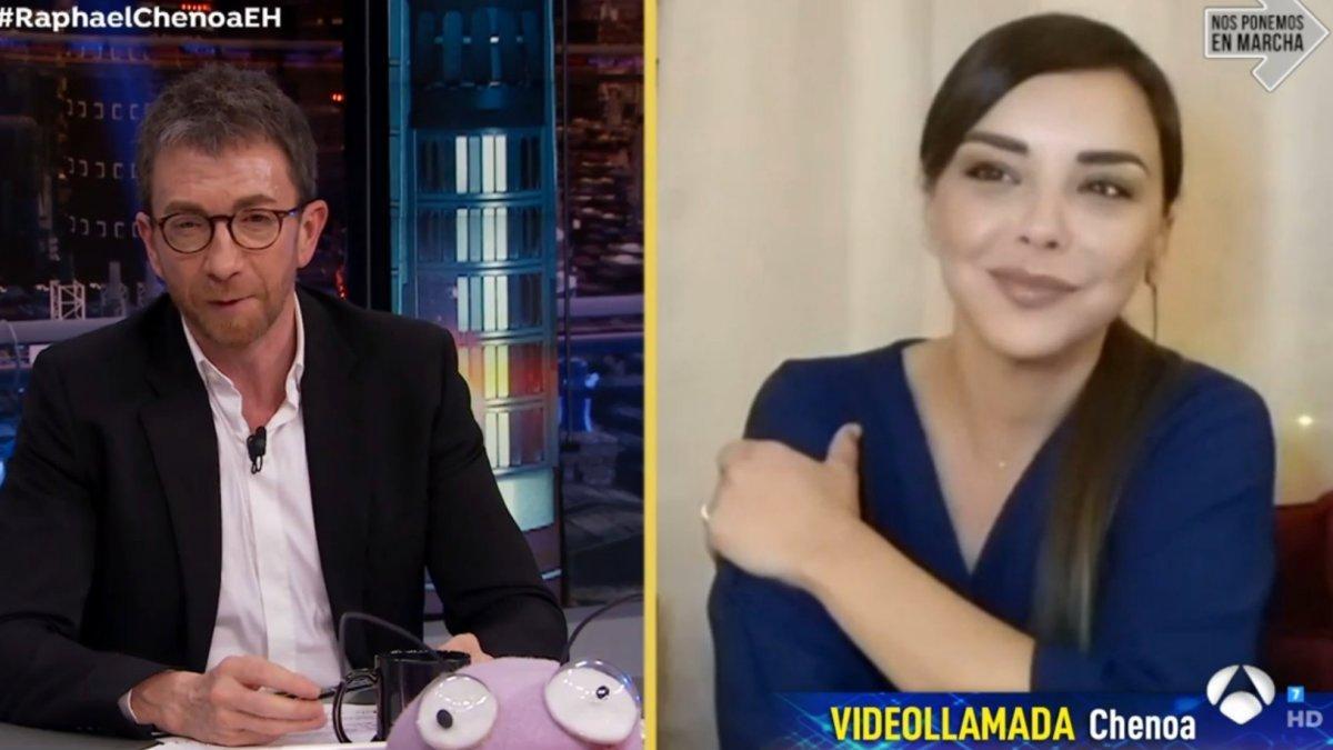 Pablo Motos y Chenoa en 'El hormiguero'