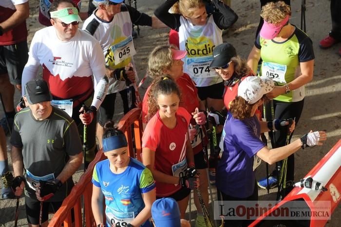 Marcha nórdica junto al Segura