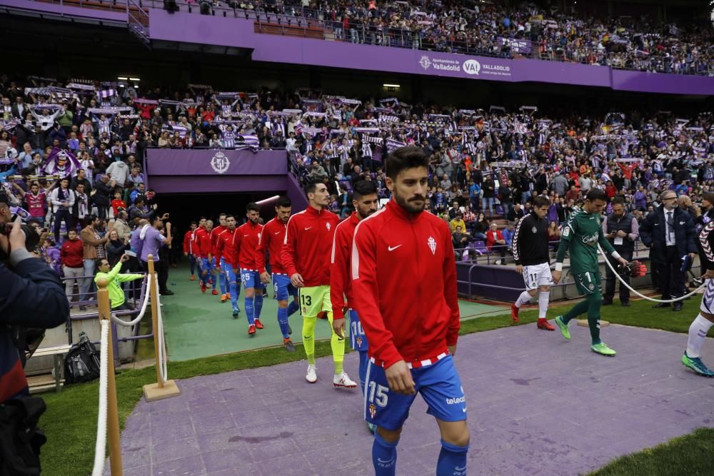 El Valladolid - Sporting, en imágenes