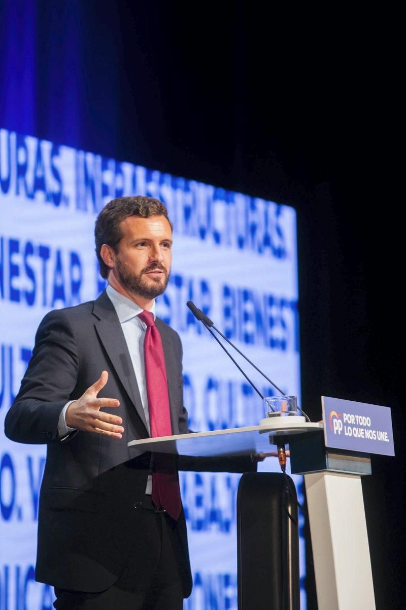 Mitin de Pablo Casado en Zaragoza el 6 de noviembre de 2019