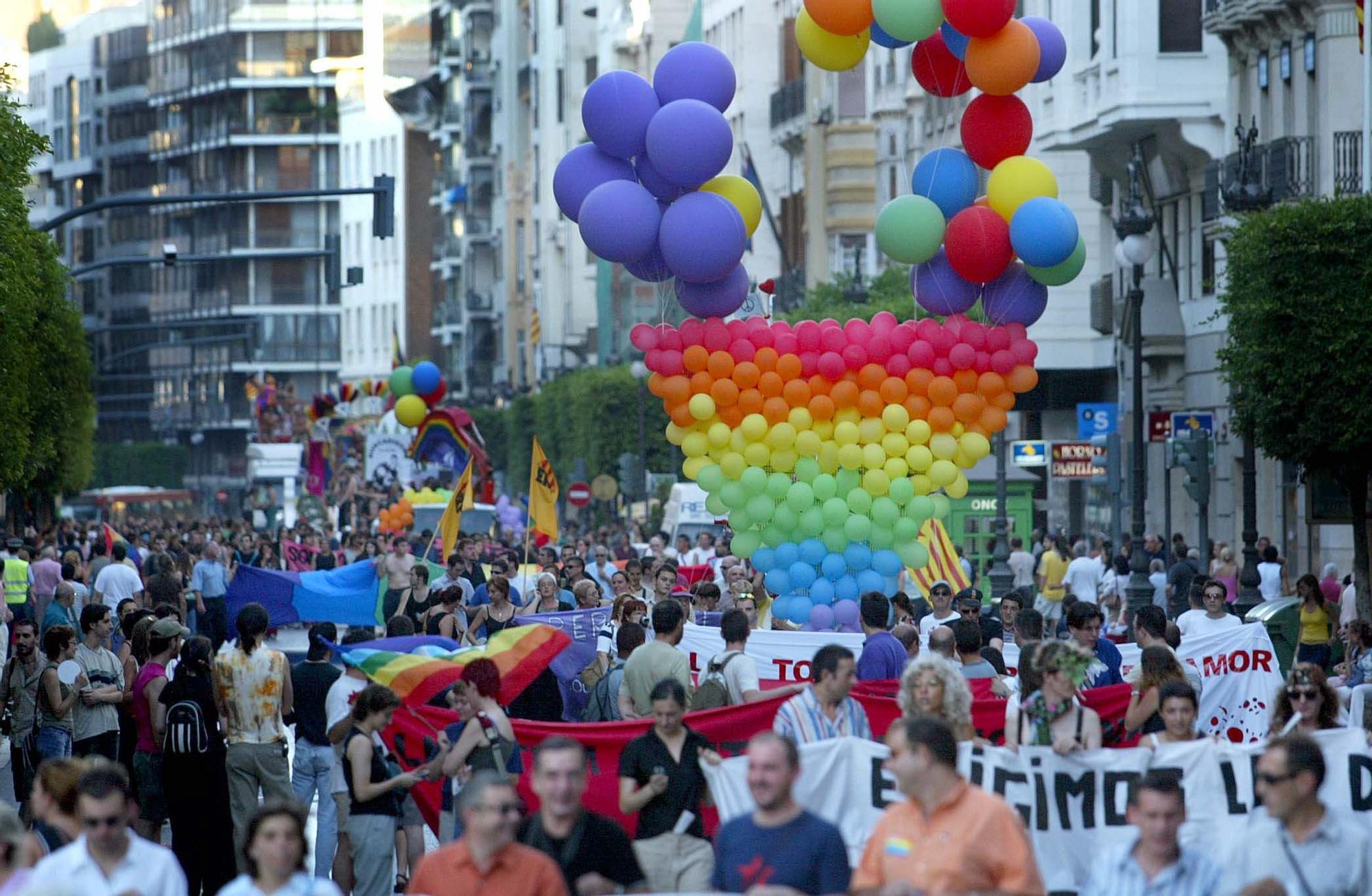 Orgullo LGTBI en 2003 en València