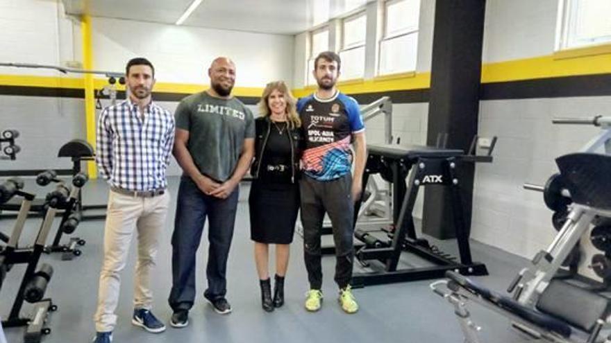 Nuevo gimnasio en el estadio  de atletismo