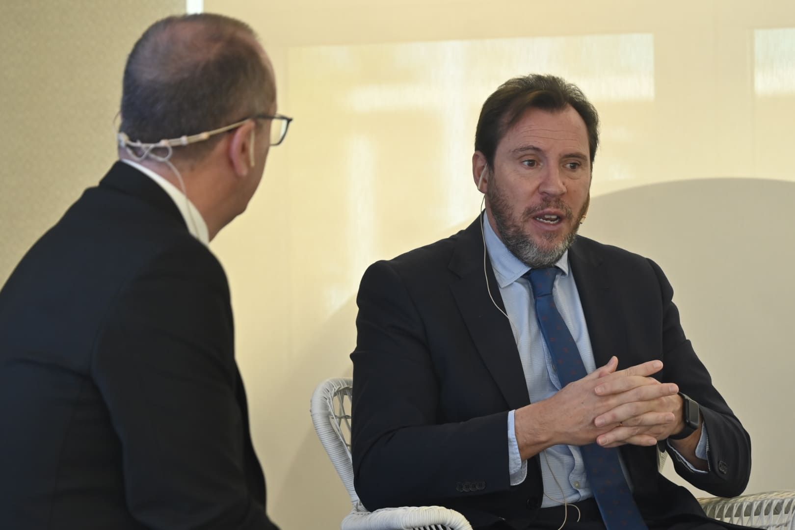 Todas las imágenes de la visita de Óscar Puente a Castellón en los ‘Encuentros con Mediterráneo’