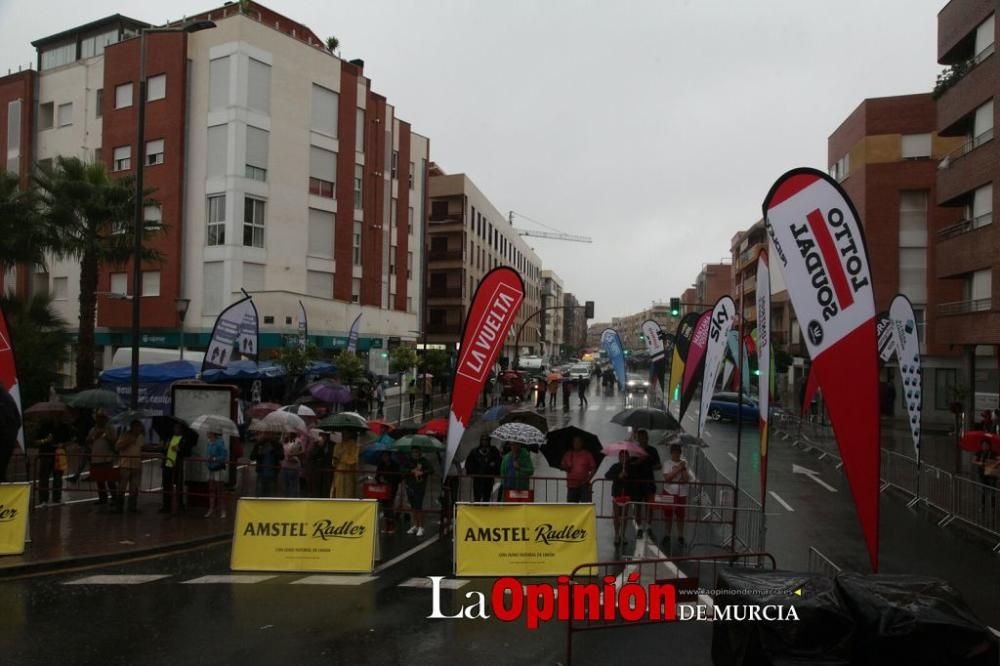 Salida de la Vuelta Ciclista a España desde Lorca