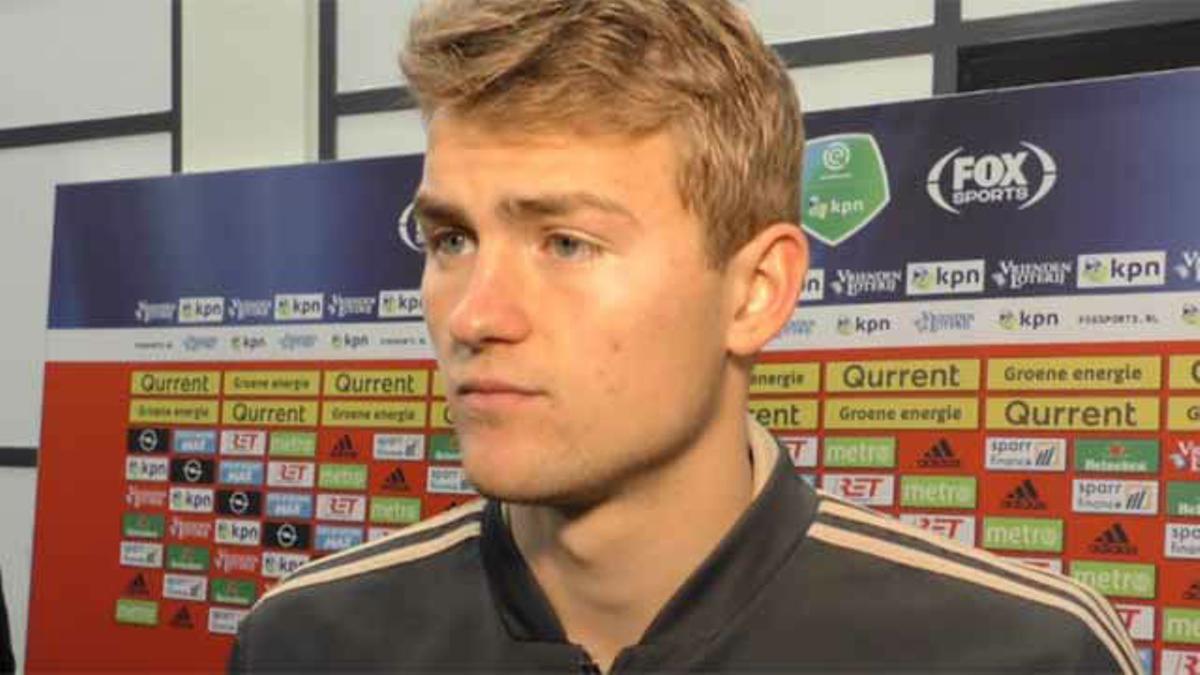 De Ligt, tras la derrota del Ajax: "Debemos recuperarnos para jugar ante el Real Madrid"