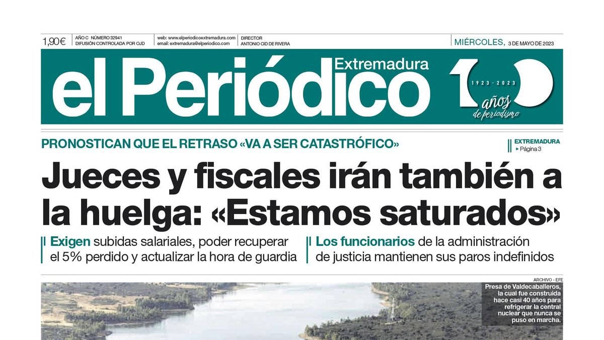 Consulta la portada correspondiente al día 3 de mayo de 2023